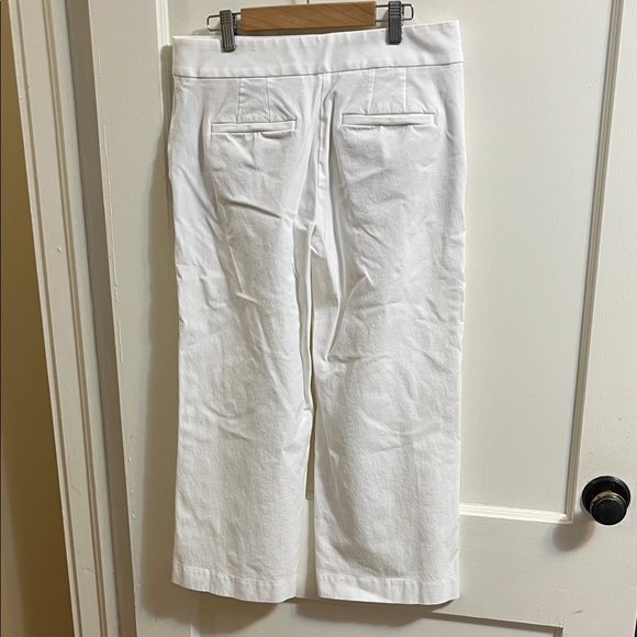 LOFT High Rise WhiteCropped Pants - Picture 3 of 3